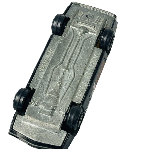 Yatming Black Bird Firebird Trans Am Vintage Diecast Car Vehicle Tan Interior - Picture 12 of 14